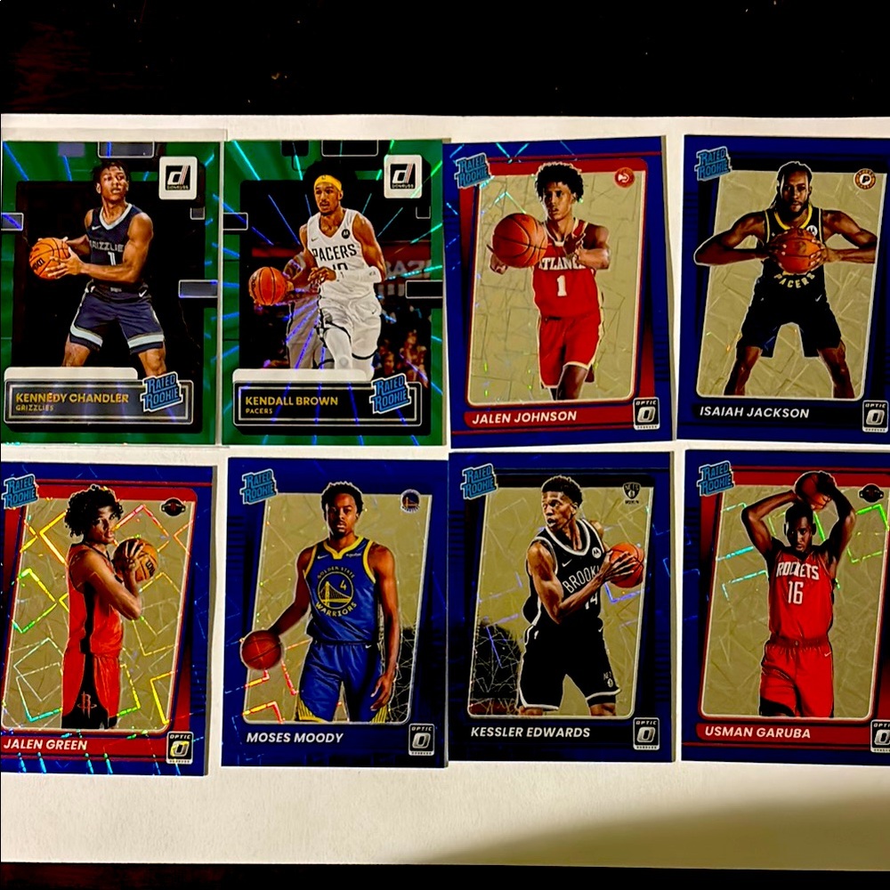 Basketball Trading Cards Set Rated Rookie